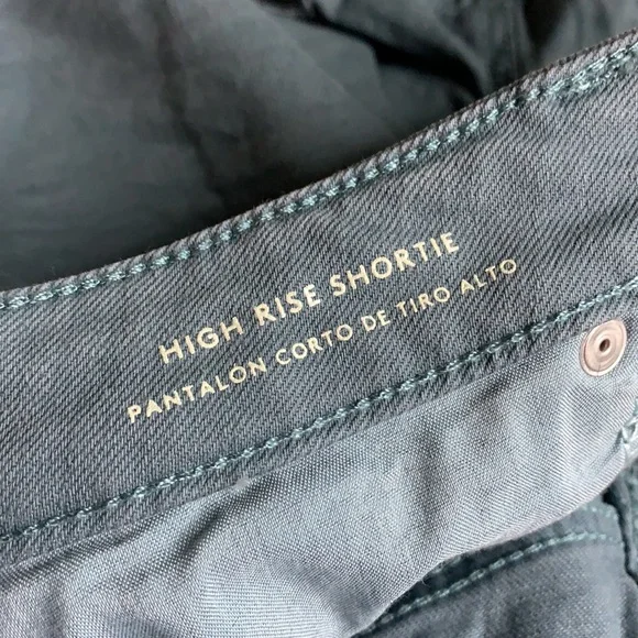 UNIVERSAL THREAD Dusk Green High Rise Shortie Raw Hem Short 10/30 - Picture 5 of 9